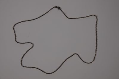 CHAINE en argent maille forçat.