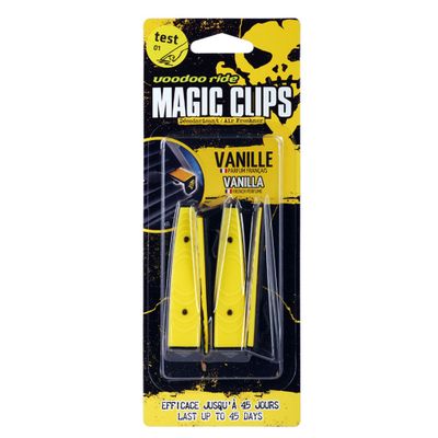 VOODOO RIDE - Désodorisant Magic Clips - Parfum Vanille - Ef…