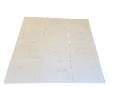 Jean-Baptiste VALADIE (1933) Ébats amoureux