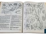 an open book with a drawing of a map on it