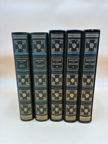 NAPOLEON : Mémoires. Paris, Club du Livre, 1969, 5 volumes in-4 r...