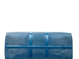 louis vuitton blue epi leather cosmetic case