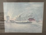 a picture of a steamboat boat in a body of water