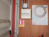 a picture of a room with a lot of things on the wall