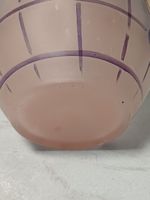 D'ARGYL - Vase en verre monté en lampe, à décor peint façon … (photo 4)