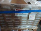 a pallet full of boxes with a price tag on it