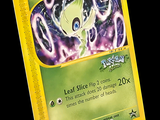 une image représentant une carte Pokémon aux couleurs verte et jaune