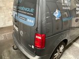 a van that is parked in a parking lot