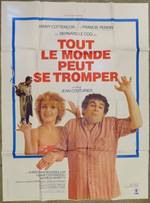 a movie poster for the film tout le monde se tromper
