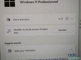 the screen of a computer showing the windows 11 professional menu