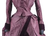 an image of a purple dress on a mannequin mannequin