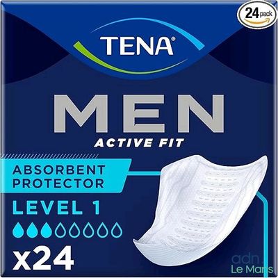 Tena Men Active Fit, niveau d'absorption x24