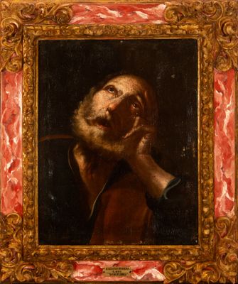 Larmes de saint Pierre, École caravagesque napolitaine du XV…