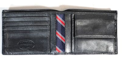 TOMMY HILFIGER Portefeuille en cuir noir