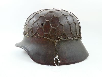 Casque allemand M35 de la Heer reconditionné avec sa peintur…