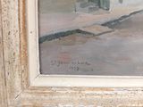 a picture of a painting of a street in a city