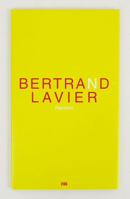 a yellow book with red lettering on the cover and a white background