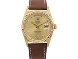 rolex day date 36mm 18k yellow gold diamond dial