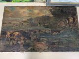 a picture of a picture of a painting on a table