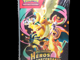 a box of pokemon cards with a picture of a pokemon character on it