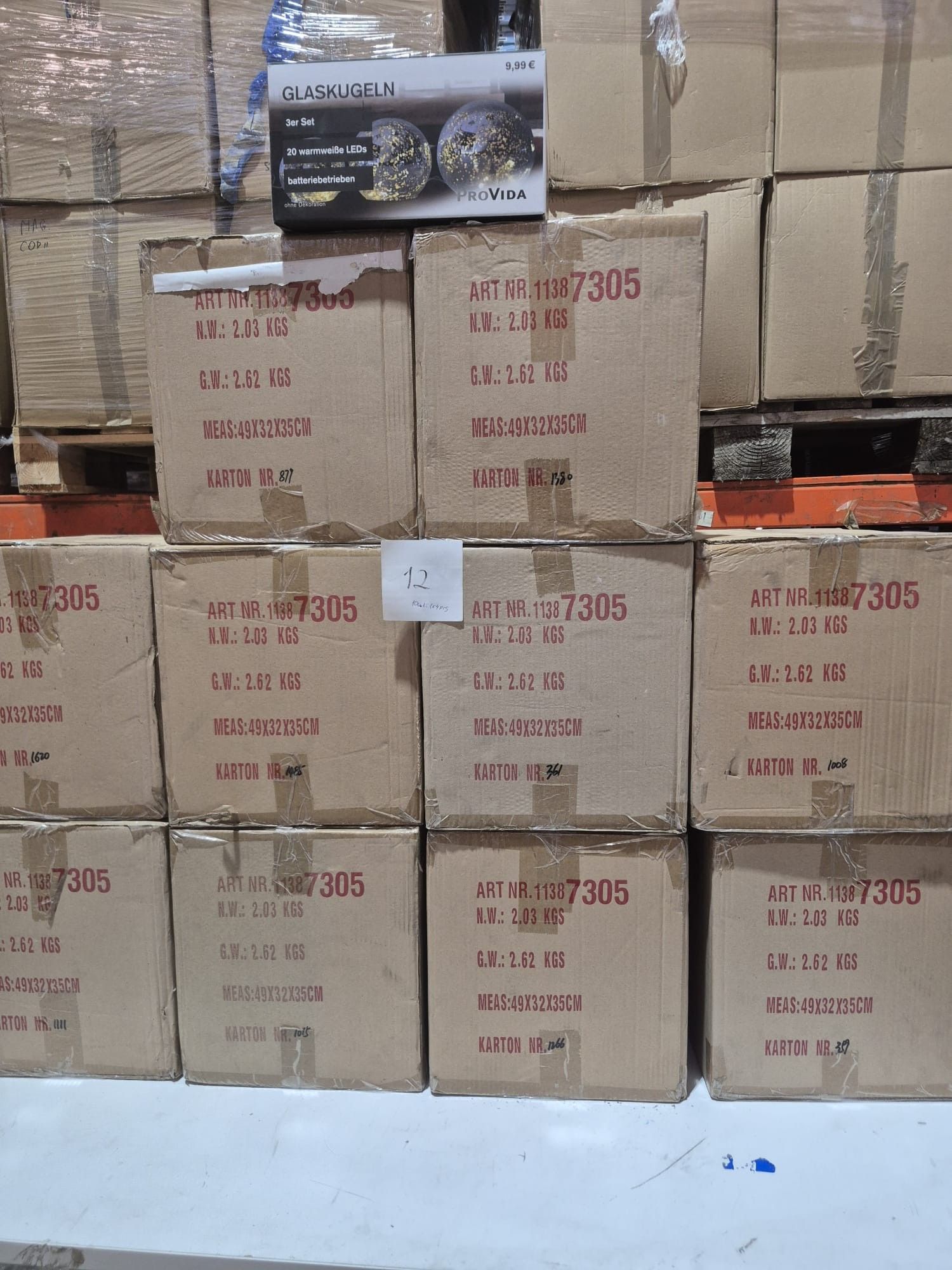 Lot de 10 cartons de 4 coffrets, soit 40 coffrets neufs de 3…