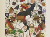illustration représentant un grand groupe de personnes dans un lieu bondé