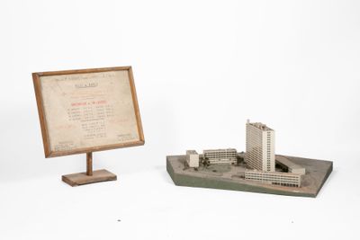 NANCY Maquette projet immobilier avenue Boufflers à Nancy