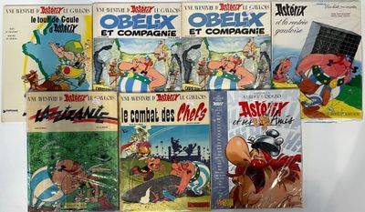 de nombreux albums de bandes dessinées exposés sur une table