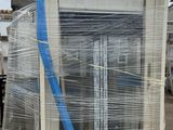 a picture of a window being wrapped up in plastic