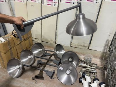 a man that is working on some kind of thing