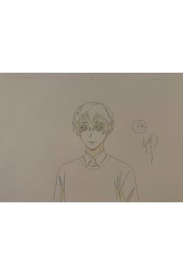 an image of a drawing of a boy with glasses and a tie