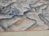 a picture of a painting of a man riding a horse
