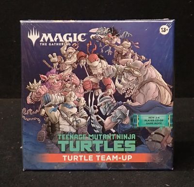 une photo d'une boîte représentant les Tortues Ninja