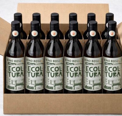 Lot de 12 bouteilles de 1 L de rouge d Italie 13,5%