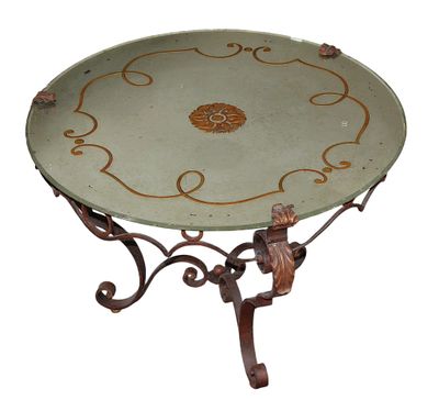 an image of a table with a decorative design on top of it