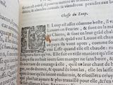 an old book with a picture of a bird on it