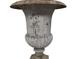 an image of a white urn on a white background