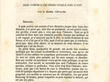 un vieux livre avec une image en noir et blanc représentant un homme à cheval