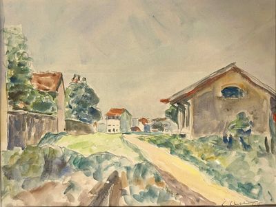 Léon CHALOIN (1920-1982). Ruelle.