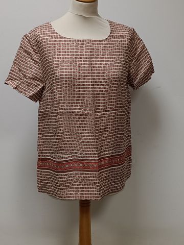 MERI SCA - Veste en coton couleur brique  ; et NICE THING :  1 ch