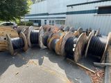 a lot of wires that are sitting on the ground