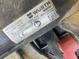 a close up of a motor bike with a label on it