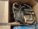 a cardboard box with a bunch of wires in it