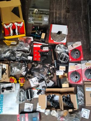 a lot of assorted items that are on the floor