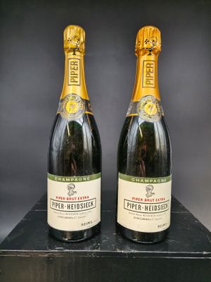 2 Bts CHAMPAGNE PIPER BRUT EXTRA(elt) Champagne Piper Heidsi…