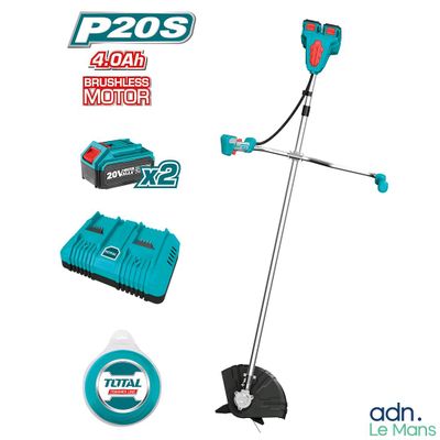 makita p205s 18v cordless brushless mower with 2 batteries and charger