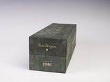 a black box with a name on it sitting on a table