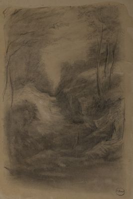 Paul BOREL (1828-1913) Chemin creux