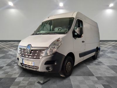 a white van that is parked on a checkered floor