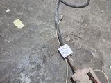 a cord that has been hooked up to the ground